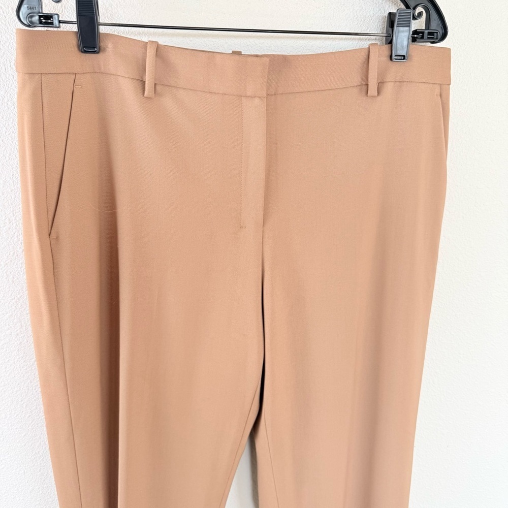 New MM Lafleur The Mejia Pant Italian Wool Twill Camel Tan Business Casual NWT - Picture 4 of 13